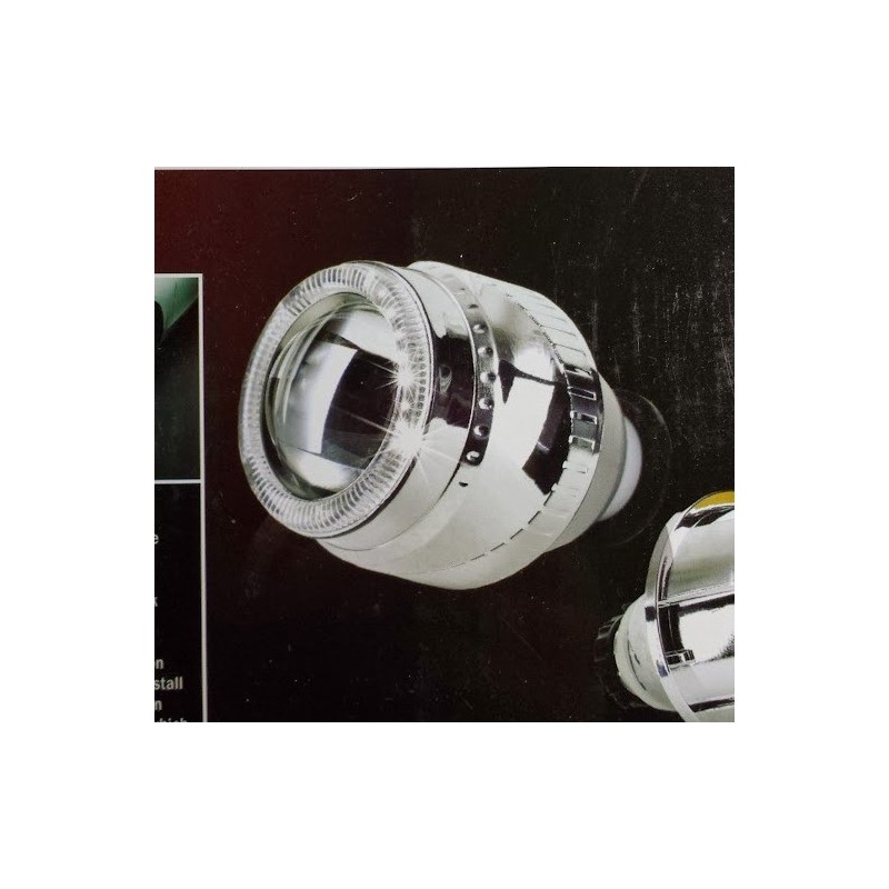 KIT FARI XENO BIXENON LENTICOLARE 3" ANGEL EYE H1 H7 H4 KIT FARI XENO BIXENON LENTICOLARE 3" ANGEL EYE H1 H7 H4