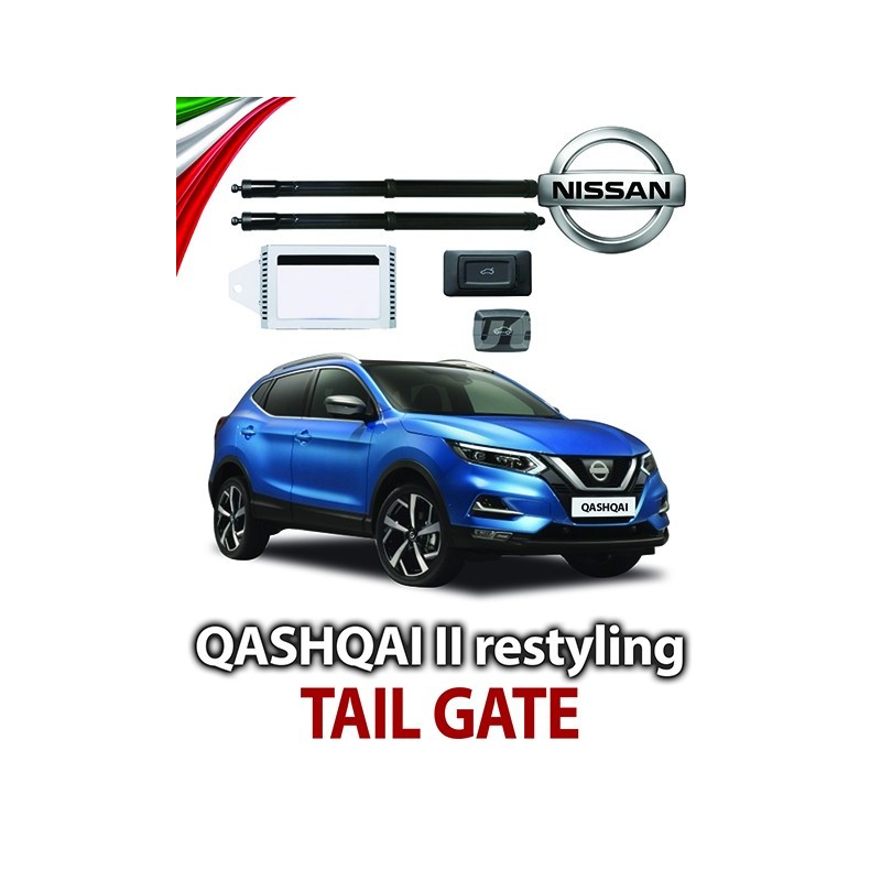 PORTELLONE ELETTRICO CON TELECOMANDO Nissan Qashqai II RESTYLING TAIL GATE PORTELLONE ELETTRICO CON TELECOMANDO Nissan Qashqai II RESTYLING TAIL GATE