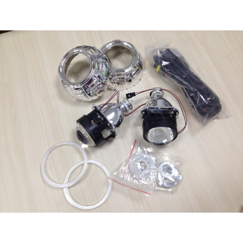 KIT FARI XENO BIXENON LENTICOLARE ANGEL EYE H1 H7 H4 KIT FARI XENO BIXENON LENTICOLARE ANGEL EYE H1 H7 H4
