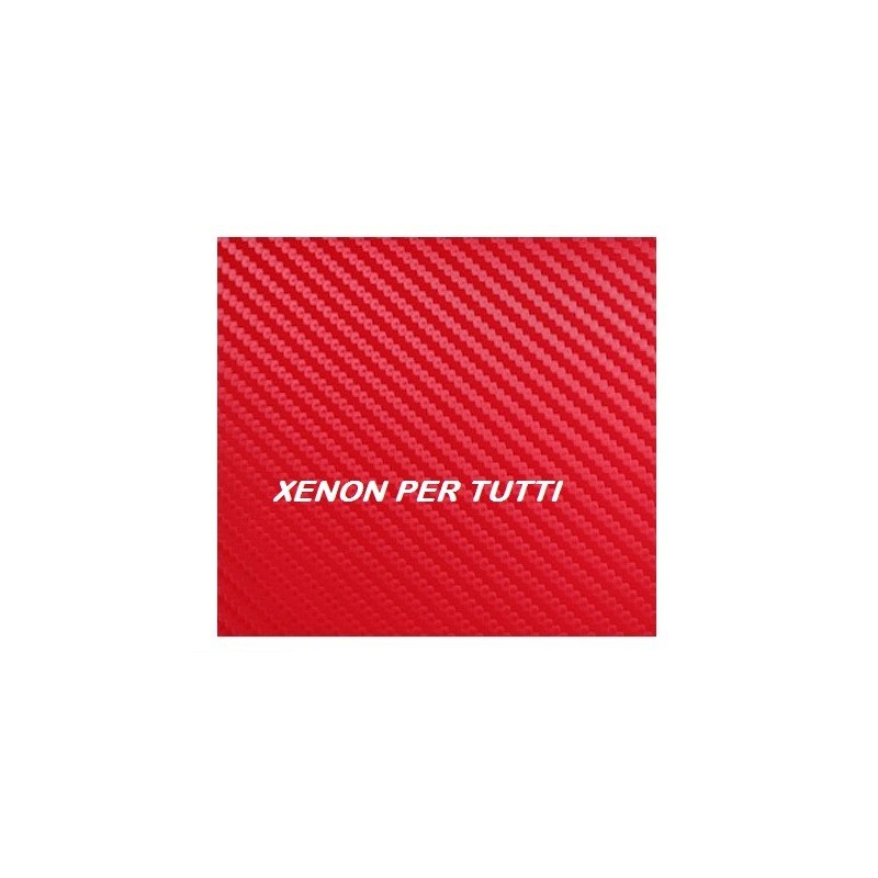 PELLICOLA CARBONIO RED 3D 1 mt x 1,52 mt PELLICOLA CARBONIO RED 3D 1 mt x 1,52 mt