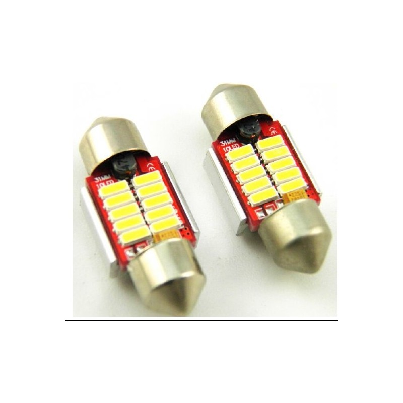 LED FESTOON SILURO 10 LED CANBUS 4011 31MM LED FESTOON SILURO 10 LED CANBUS 4011 31MM