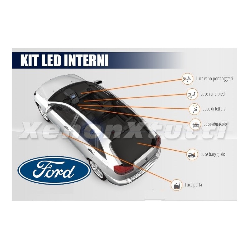 FORD KUGA MK2 LED INTERNI CANBUS FORD KUGA MK2 LED INTERNI CANBUS