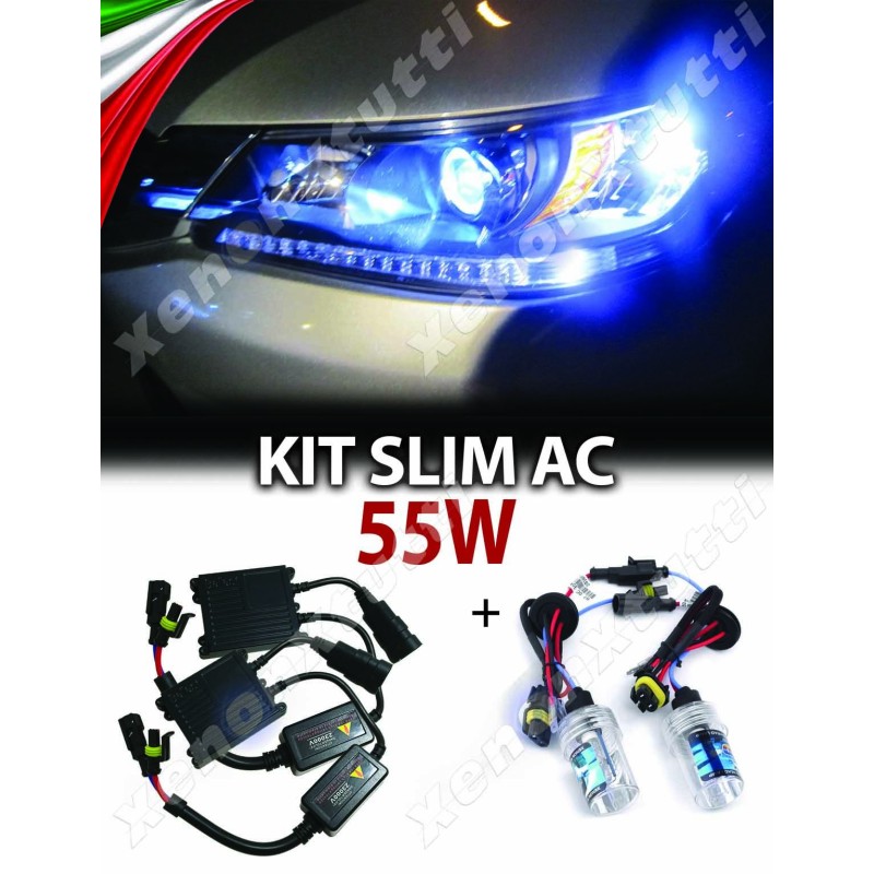 KIT XENON SLIM POTENZIATO AUTO 55W AC KIT XENON SLIM POTENZIATO AUTO 55W AC