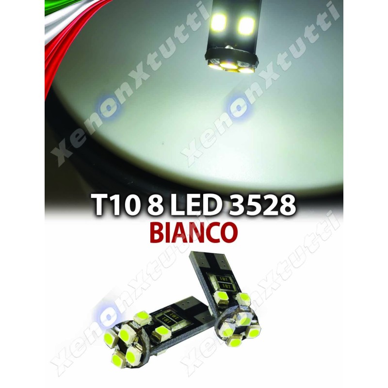 Led T10 8 LED SMD 3528 Led T10 8 LED SMD 3528