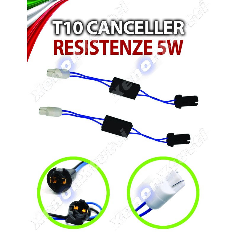 COPPIA WARNING CANCELLER T10 SPECIFICI COPPIA WARNING CANCELLER T10 SPECIFICI