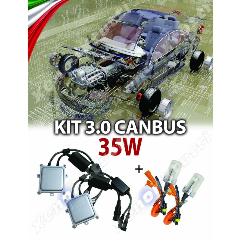 KIT XENON CANBUS 3.0 AUTO 35W AC KIT XENON CANBUS 3.0 AUTO 35W AC