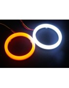 ANGEL EYE LED COTTON BIANCO ARANCIO cerchio anello bianco luci morbido